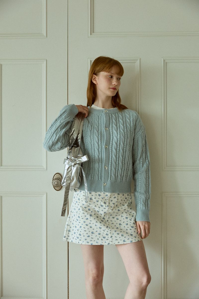 MARGARET TWIST CARDIGAN