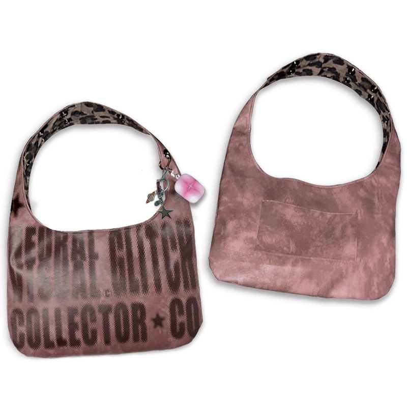 VISUAL COLLECTOR（ビジュアルコレクター）の「Inner leopard artwork bag [Mauve]（Bags）」