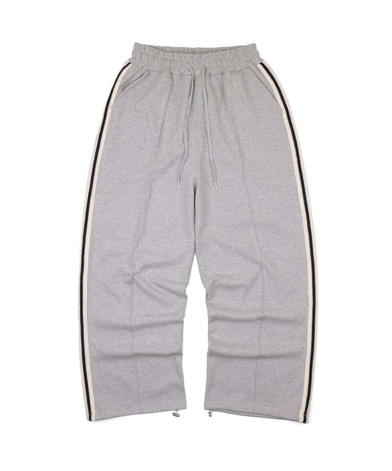 EASY NO EASY(イージーノーイージー)の「Track Line Pintuck Sweatpants - Gray(Pants)」