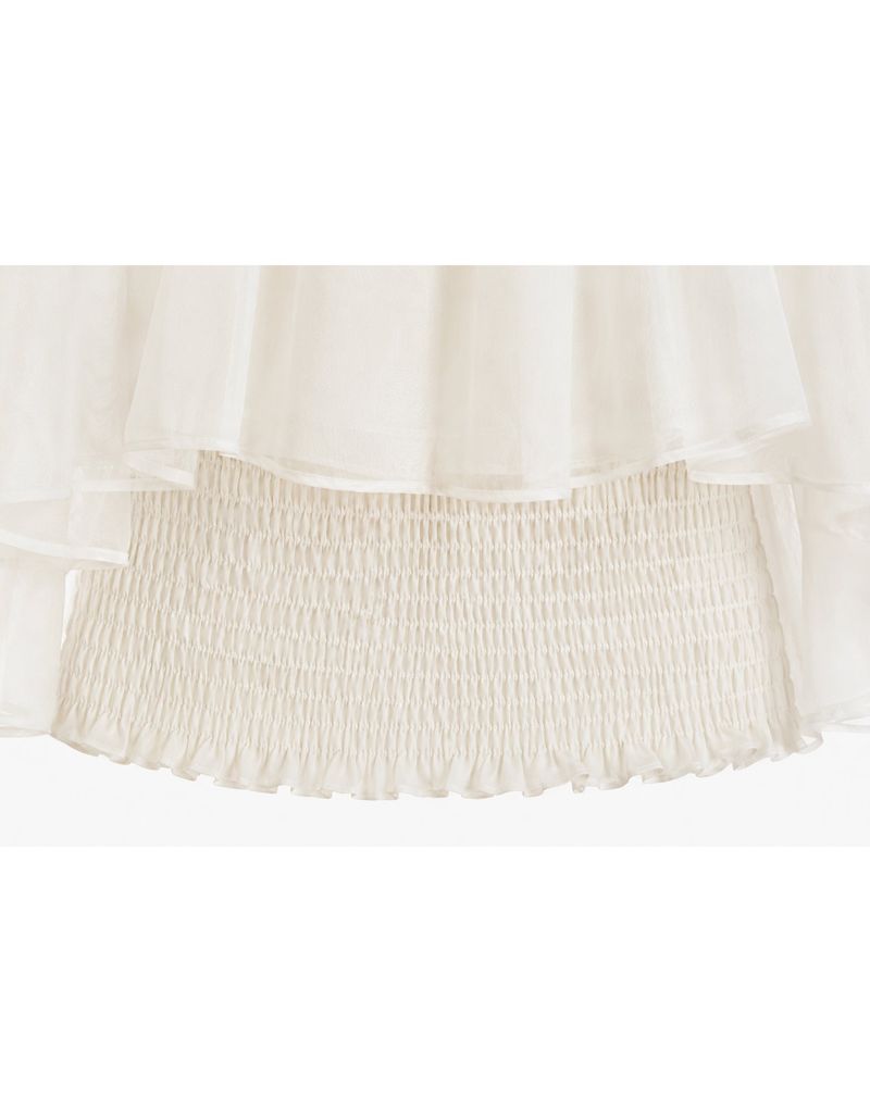 Elira Chiffon Drape Cape Blouse Pink