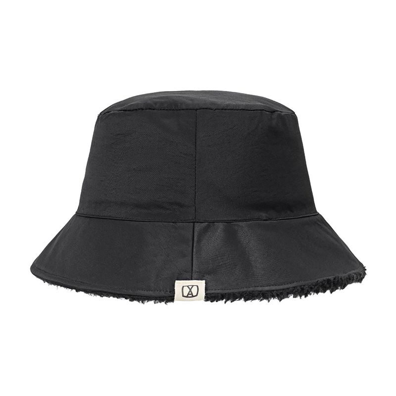 VA Square Label Reversible Bucket Hat / Black