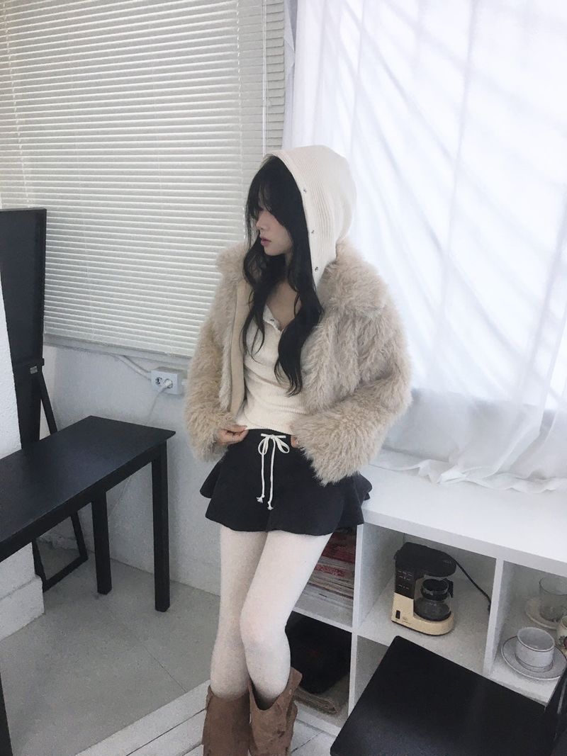 Swan Fur Jacket