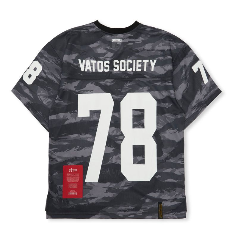 Mesh Oversized T-shirts Tiger Camouflage
