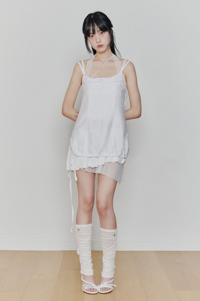 PURITY DRESS white