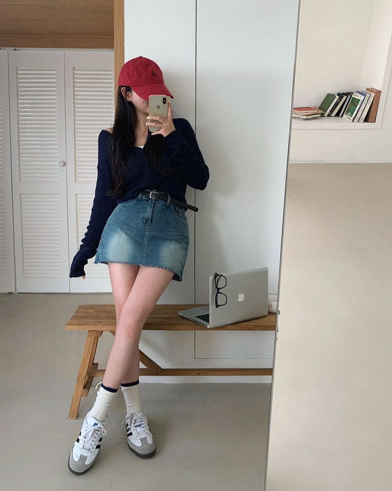 [BELLIDE MADE] Solve Round Rib Cardigan