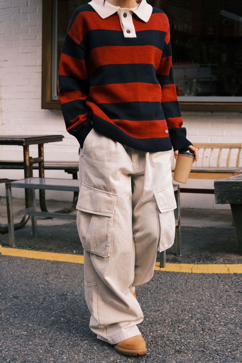 COTTON DART CARGO PANTS