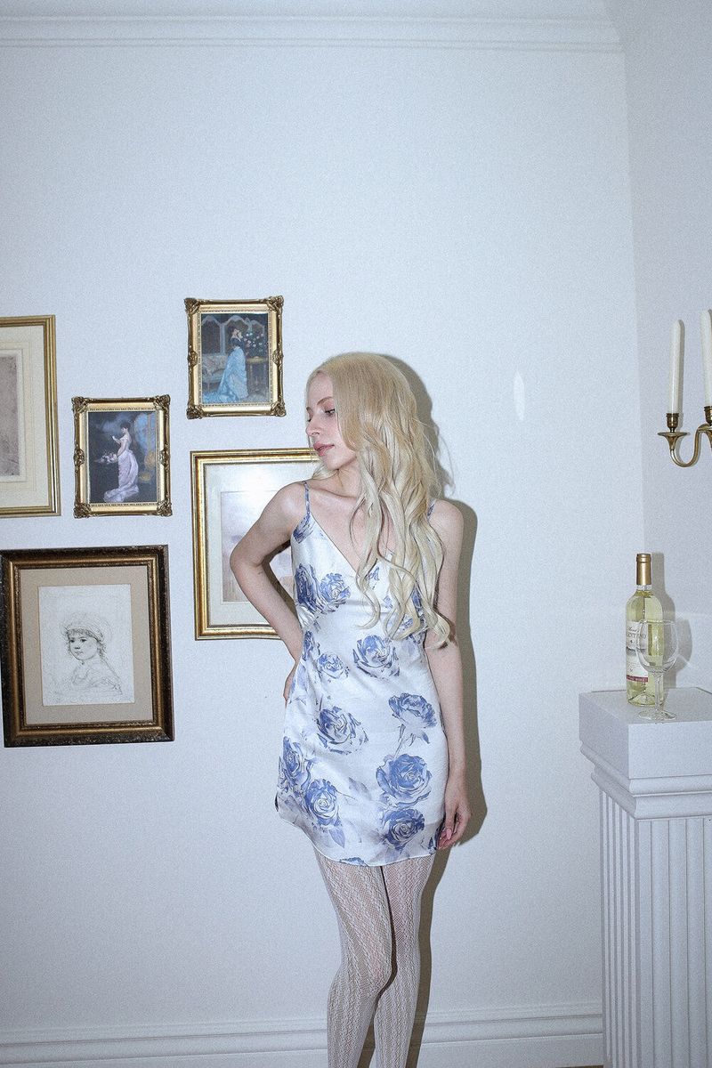 ROSE BUSTIER DRESS[white]