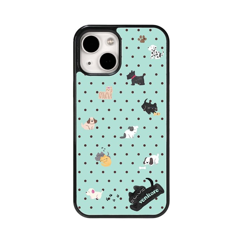 [MADE][Glass Bumper Case] Cuty Friends ⋆ Mint