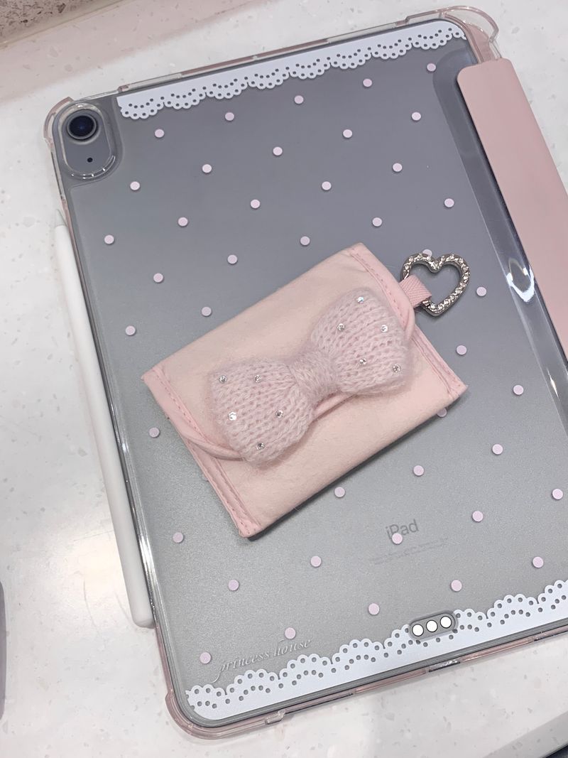 lace polka dot ipad case (tablets 11” and under)
