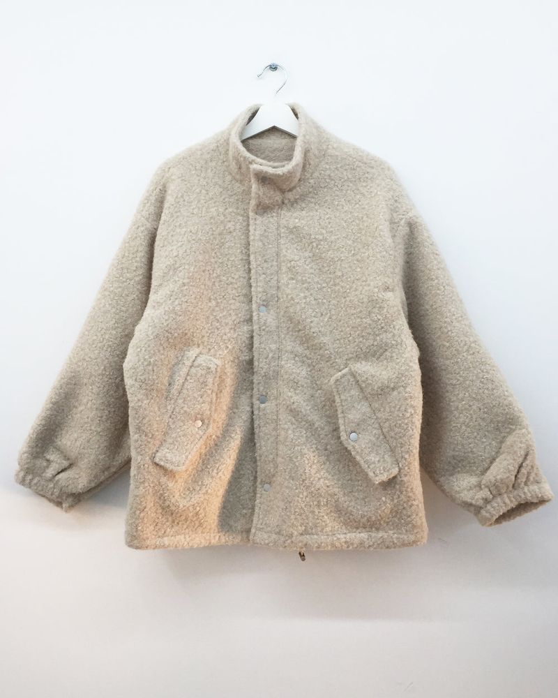 Odd Boucle High Neck Jacket (2color)