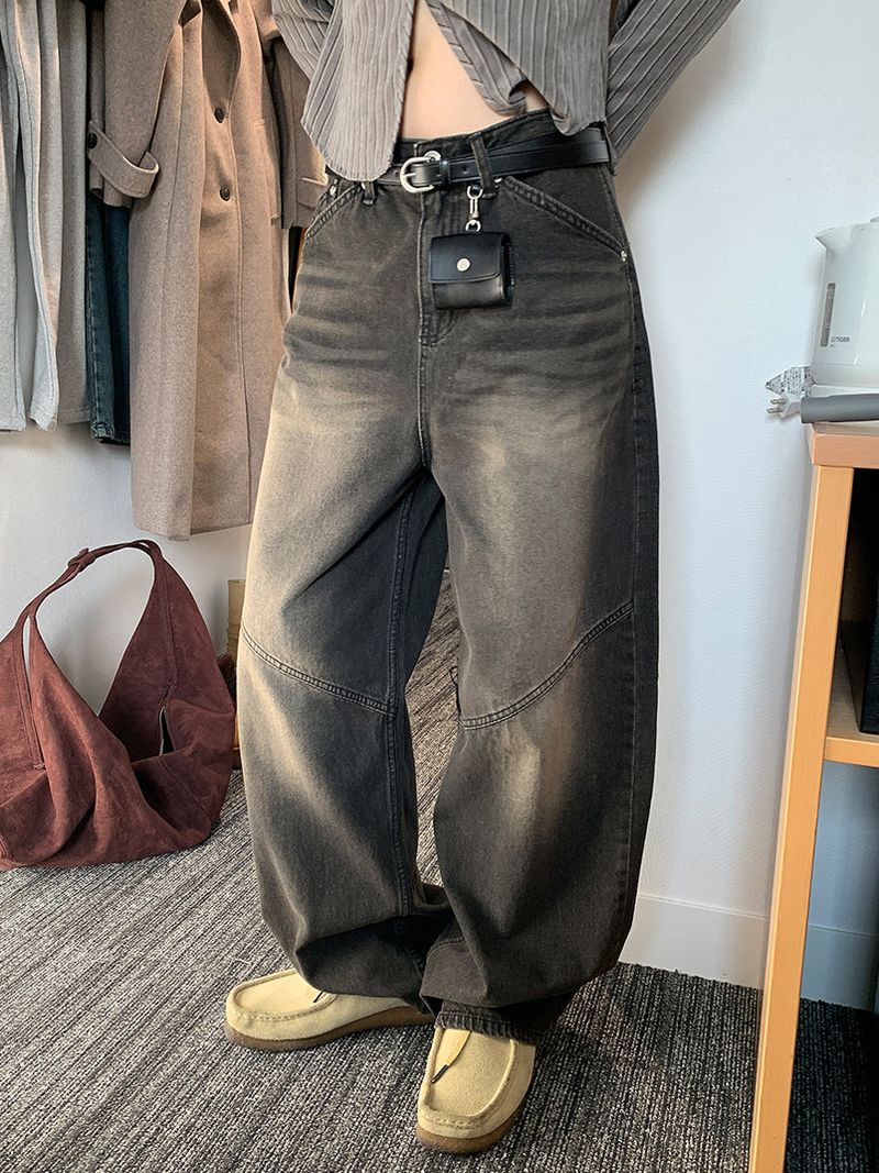 BIAS WIDE JEANS (2C)