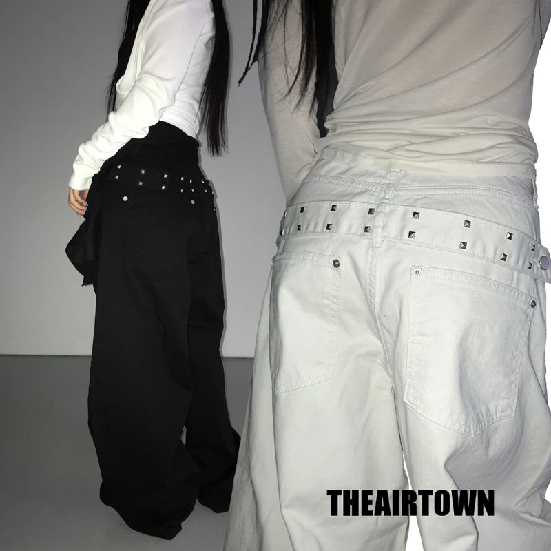 THEAIRTOWN（ザエアータウン）の「バックストラップコットンパンツ 06 (2 color)（パンツ）」