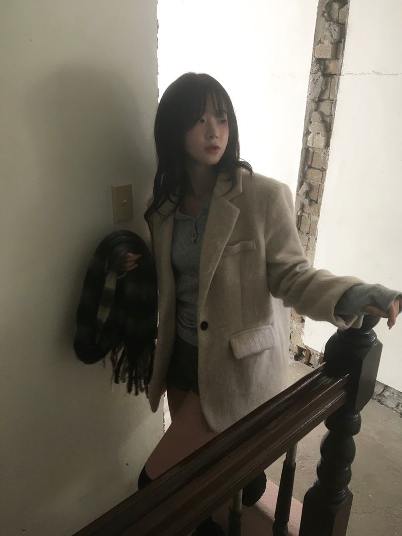 Over mohair Jacket (2 oz. quilted)