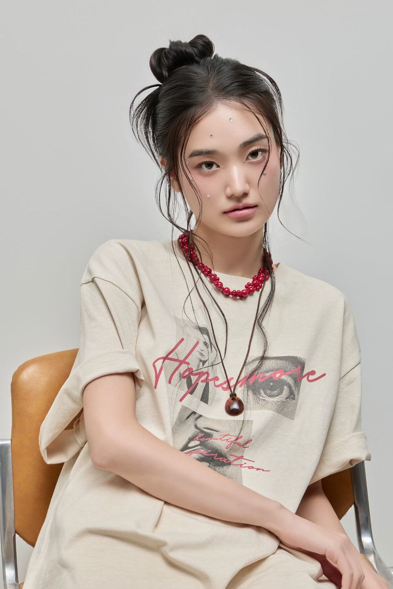 Inspiration Vintage Washed Tee_Cream