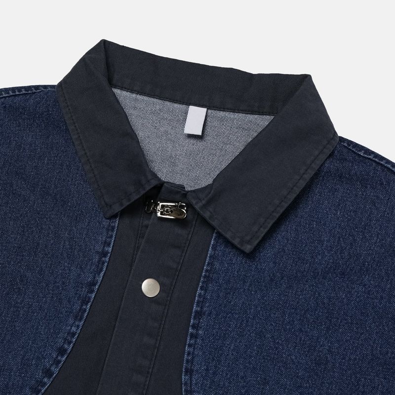 Moss Color Denim Jacket (2color)