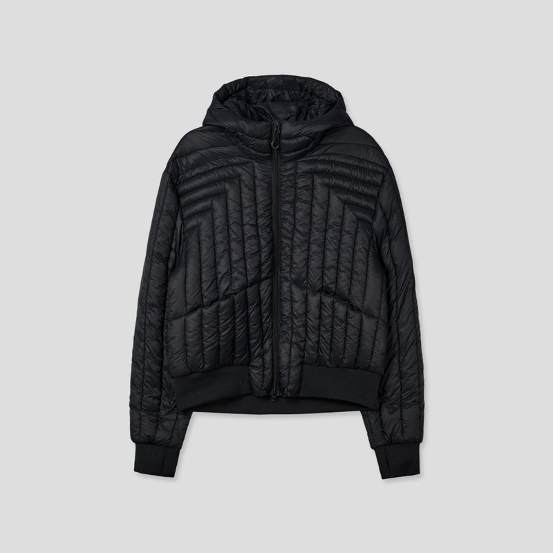 Juno Crop Hooded Cut-Out Lightweight Padding 3C