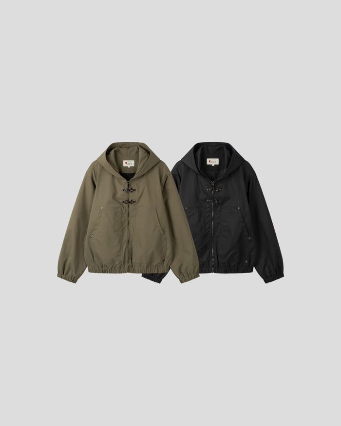 (UNISEX) Buckle Hood Jumper