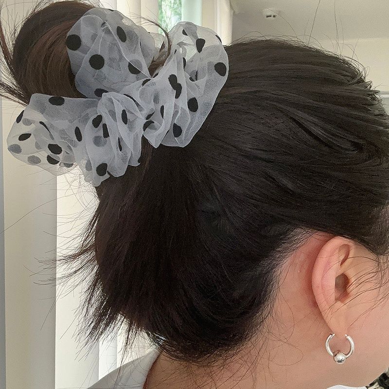 MOSXE（モスクス）の「Dot hair scrunchie (2color)（Hair Accessories）」