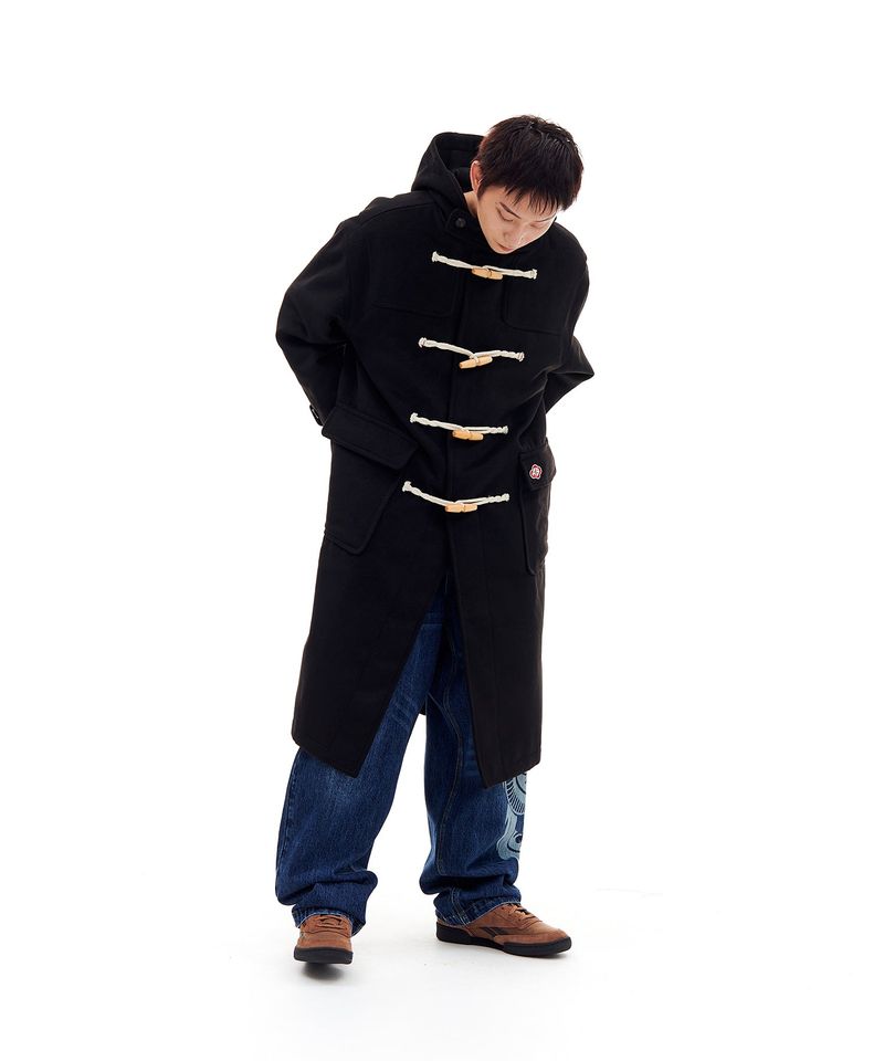 AB LONG DUFFLE COAT (BLACK)
