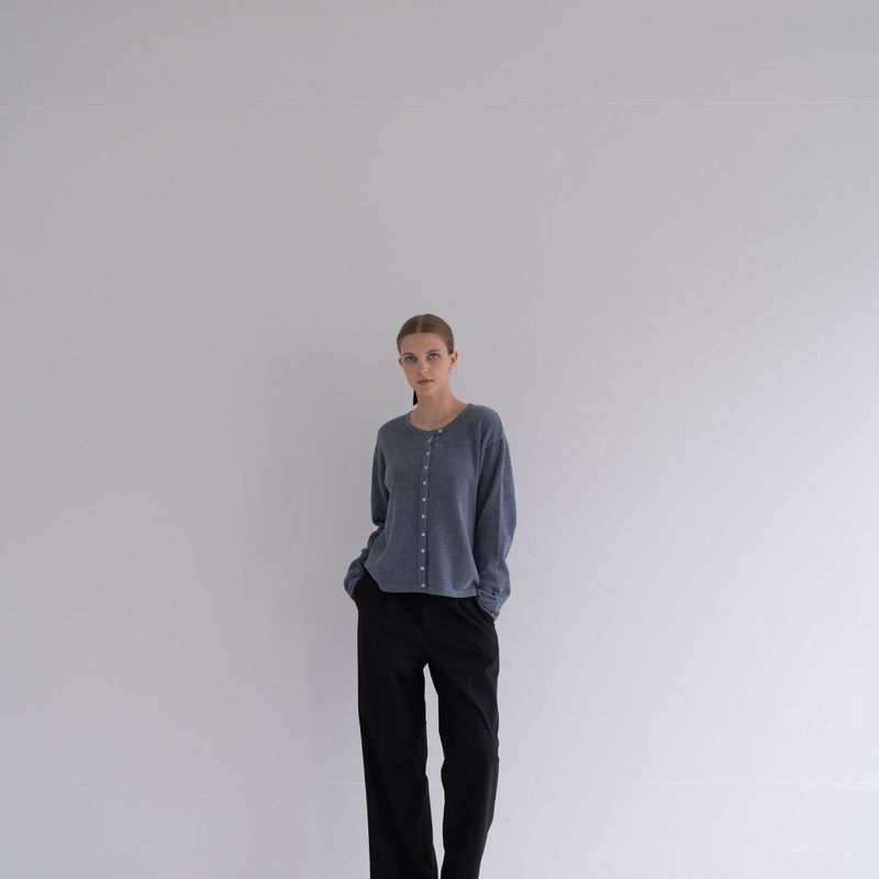Gloss knit cardigan