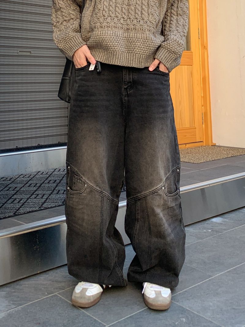 Mir double pocket denim pants