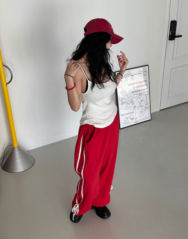 Vintage Pigment Red Ball Cap
