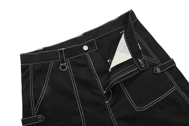SIDE STOPPER CARPENTER PANTS_BLACK