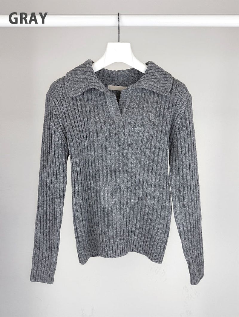 HARRY COLLAR KNIT (4C)