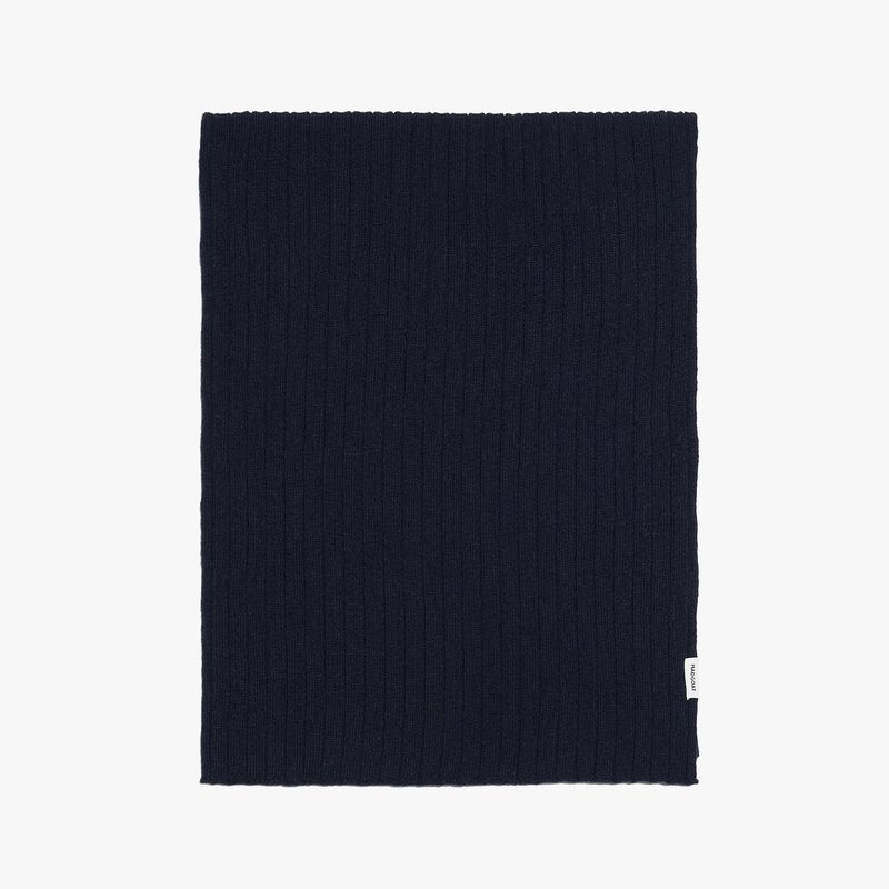 MADGOAT(マッドゴート)の「Cashmere Blend Knit Scarf_Navy(Fashion Accessories)」