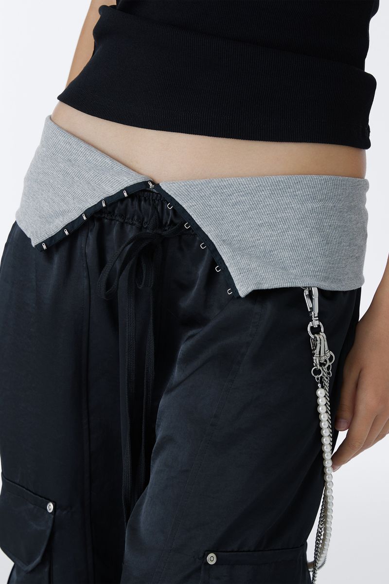 CORSET SHORT LEGGINGS (GRAY)