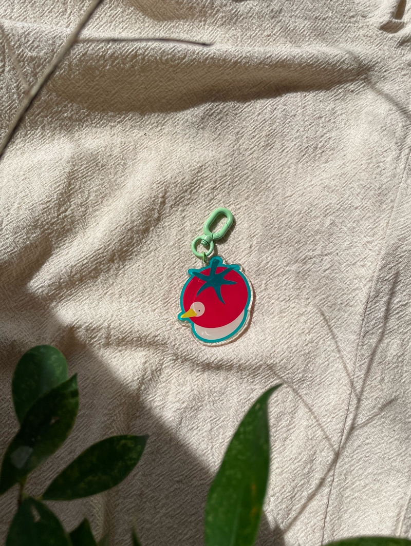  Keychain | GOOSE GOOSE DUCK Tomato