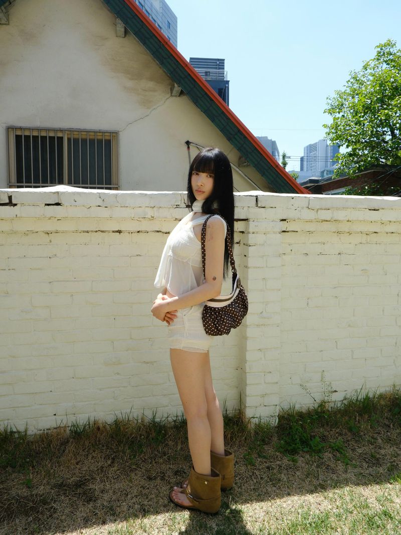 dot button mini bag