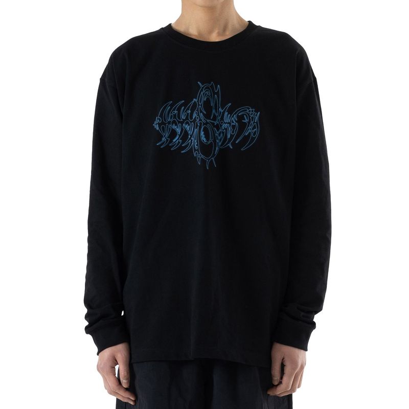 MASSNOUN（マスノウン）の「METAL LOGO SLEEVE MSHLS003-BK（Tops）」