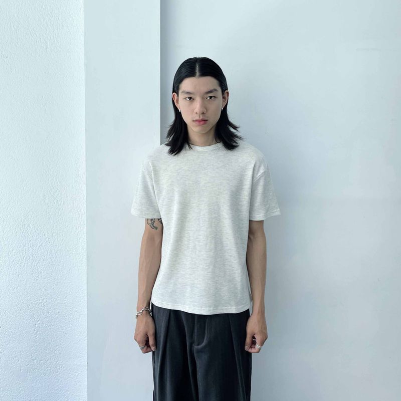 FADE MEET（フェードミート）の「Waffle Texture Tee（Tops）」