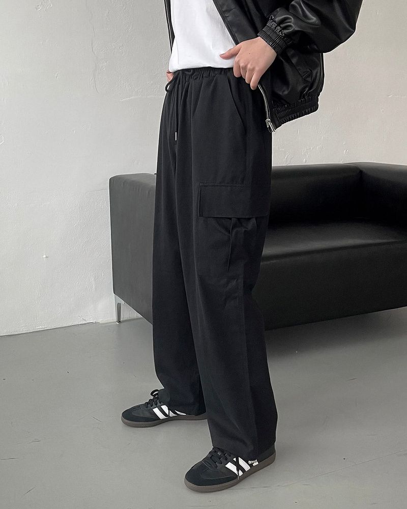 Noir Wide String Pants (3 colors)