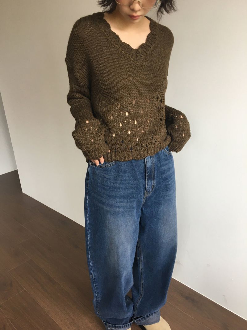 Barrel Wide Balloon Denim (1color)