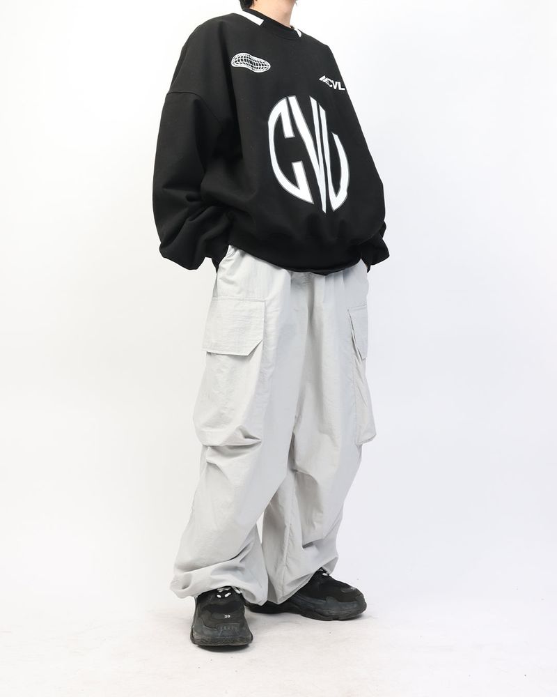 Gloove Nylon Balloon Cargo Pants_2color