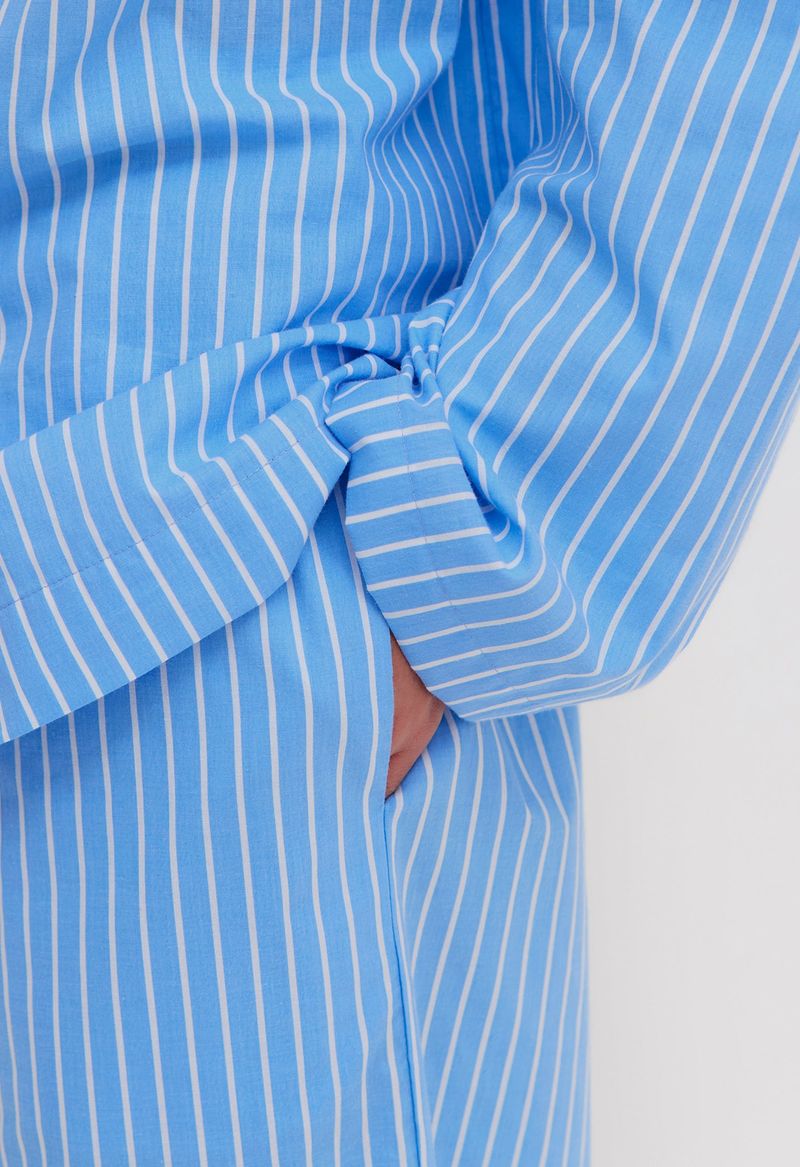 Stay Stripe Pajamas Long Set (3 Colors)