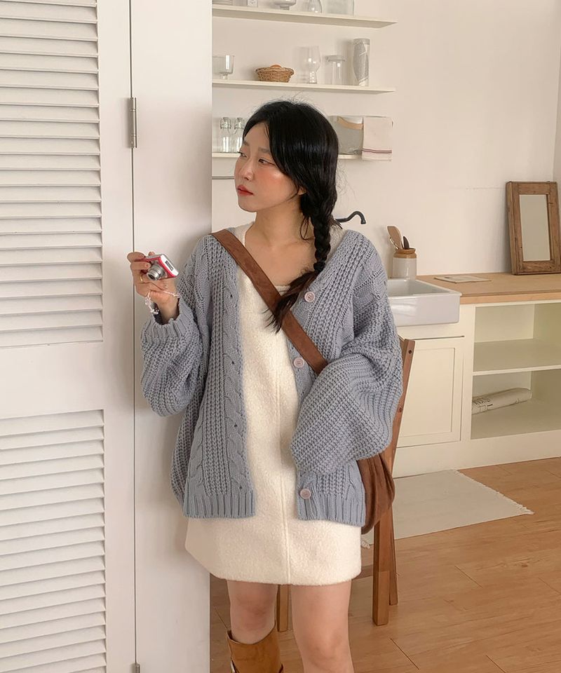 Winter Bouclé Bustier Mini Dress