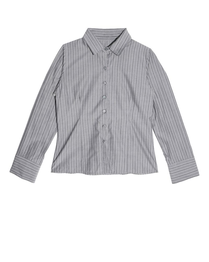  MIA STRIPE CROP SHIRT