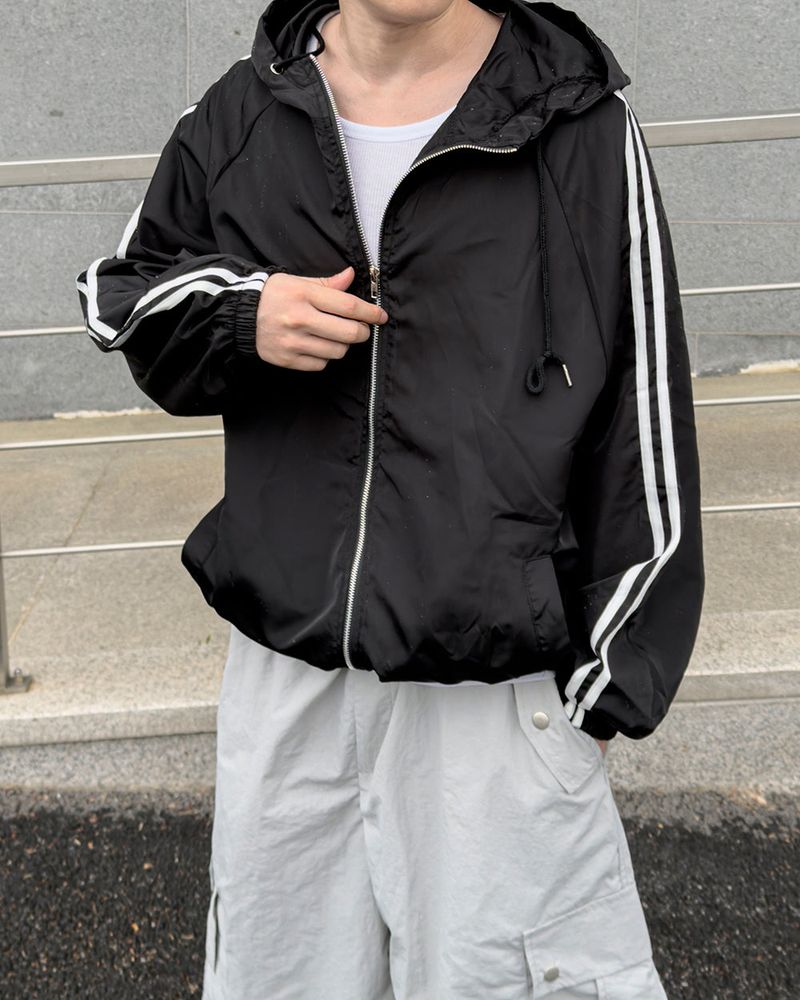 Dian Lightweight Hood Track Windbreaker