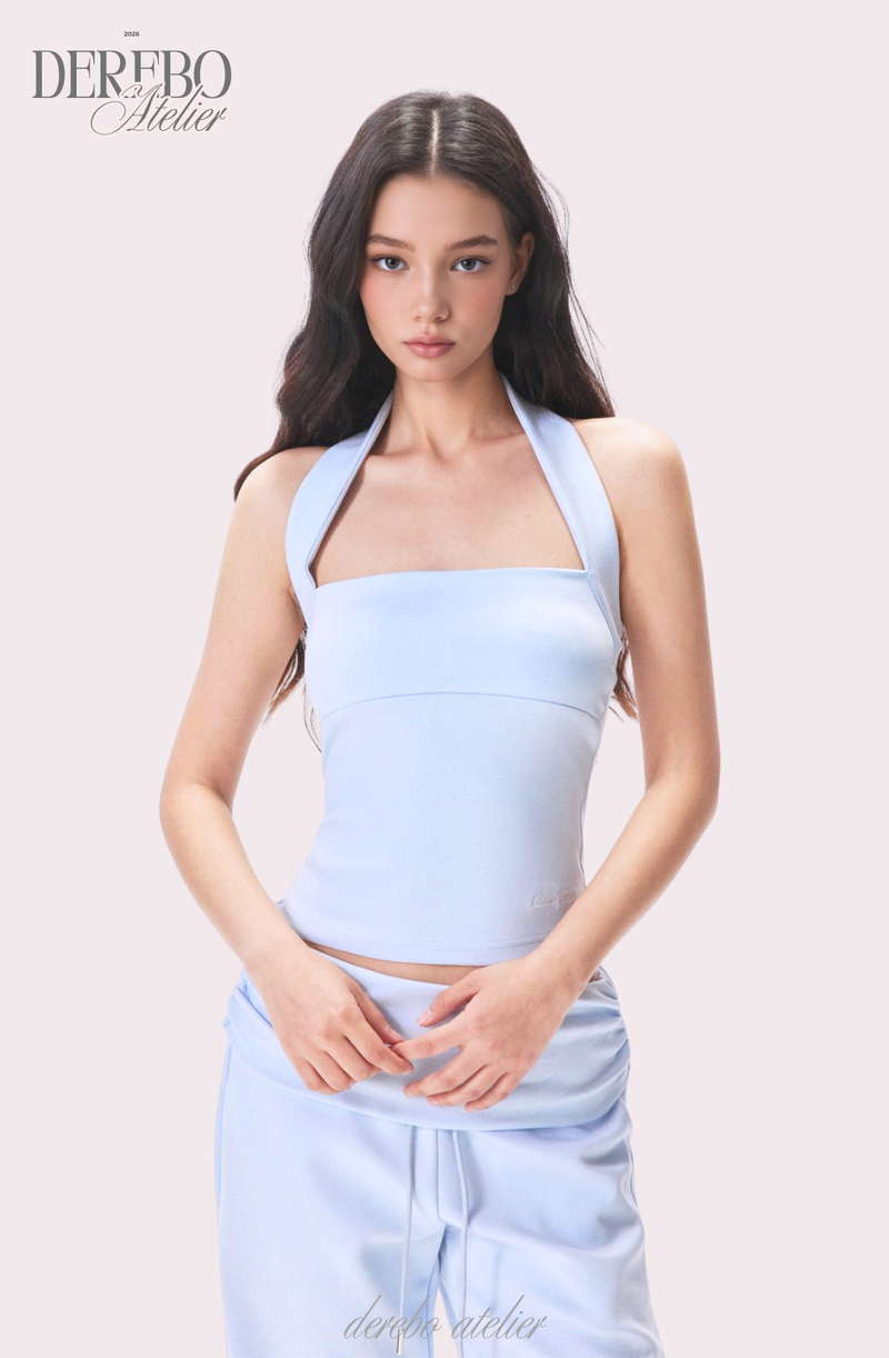 Object Sleeveless Flare Pants Sweat Suit Set (SET)
