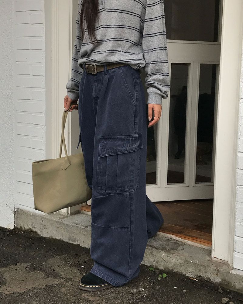 [ORIGINAL] Kinder Pigment Cargo Wide Pants