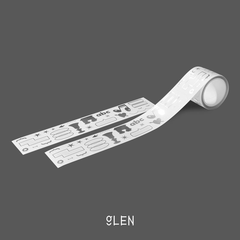 GLENの「PET Silver Foil Kiss Cut Tape（Miscellaneous Goods/Stationery）」