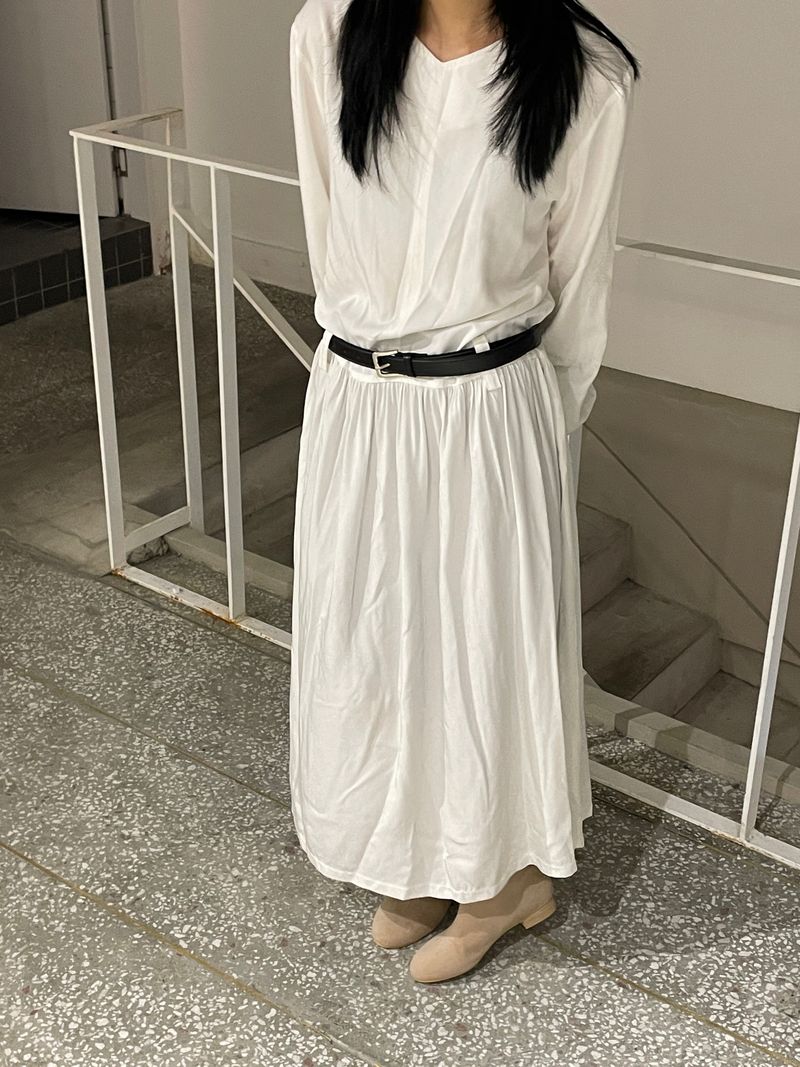 Heidi belted cream ops