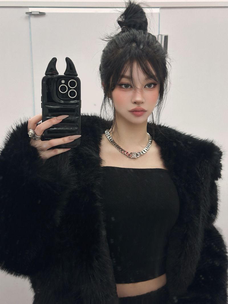 TTSTUDIO（ティーティースタジオ）の「ワイルドファージャケット (Black)（ジャケット/アウター）」