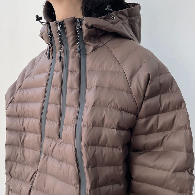 Layered Zip Down Jacket