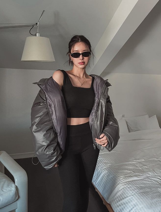 ULAN（ユレン）の「Touk glossy puffer hood padding（Jackets/Outerwear）」