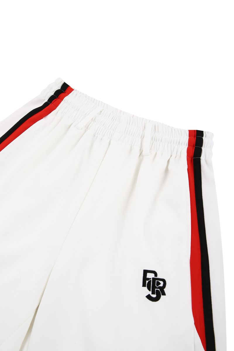 White Red Line Track Pants