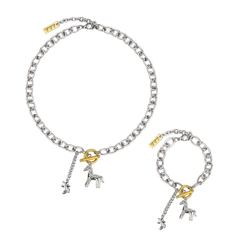 VVV（ブイブイブイ）の「[SET] Baby Pony Drop Chain Surgical Necklace+ Bracelet（Accessories）」